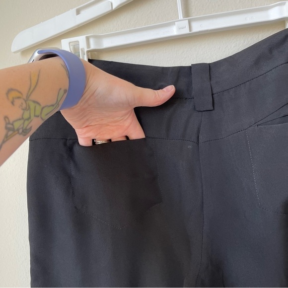 BCBG Sheer Capri Breezy Summer Pants Size 4 - Picture 9 of 15